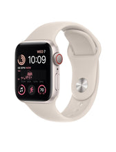 Apple Watch Series SE 2 (2022) GPS + Cellular 40 mm - Aluminium Starlight - Sport band Starlight