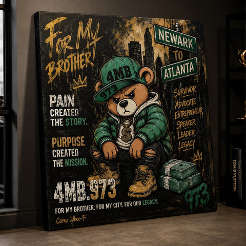 For My Brother 4MB.973™ Legacy Edition Premium Canvas Print